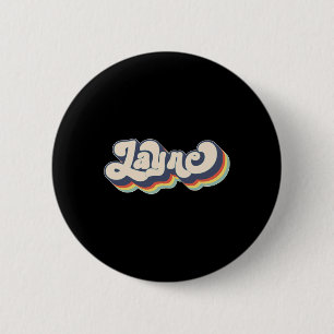 Badge Rond 5 Cm Layne Nom Nom de famille personnalisé Prénom Layne