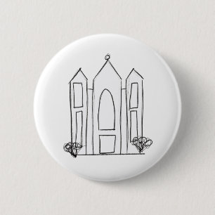 Badge Rond 5 Cm LDS Salt Lake City