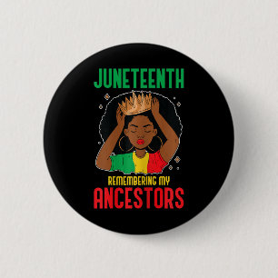 Badge Rond 5 Cm Le 11° anniversaire de l'Afro-Américaine en souven
