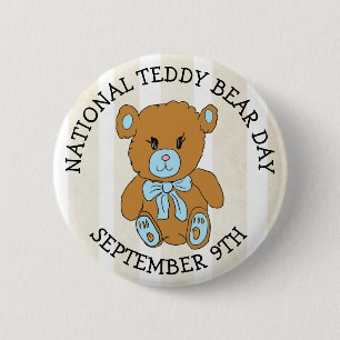 Badge Rond 5 Cm Le 9 septembre est le jour férié national de la fê