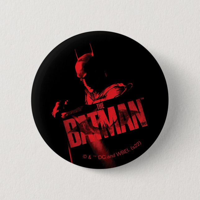 Badge Rond 5 Cm Le Batman Cape & Logo (Devant)