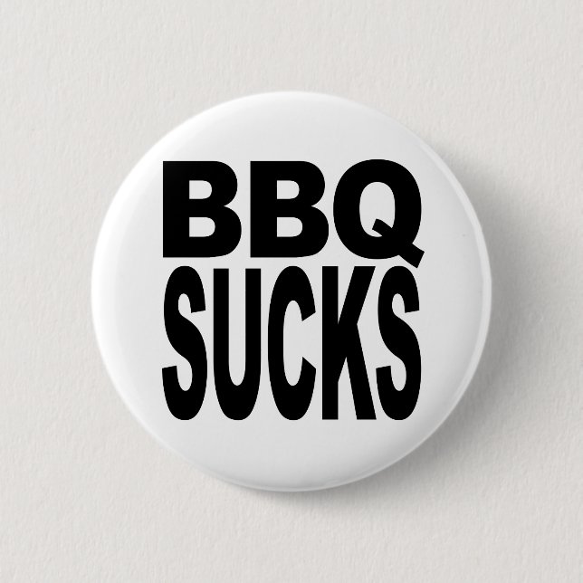 Badge Rond 5 Cm Le BBQ suce (Devant)