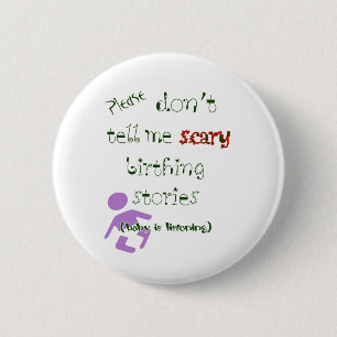 Badge Rond 5 Cm Le bébé écoute !