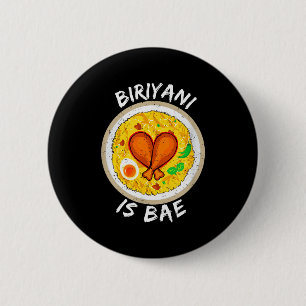 Badge Rond 5 Cm Le Biriyani Est Chéri Cadeau De La Saint-Valentin