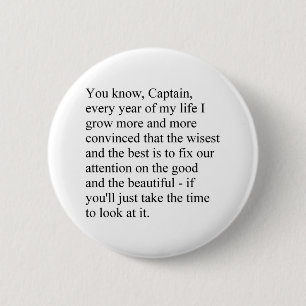 Badge Rond 5 Cm Le bon et beau bouton