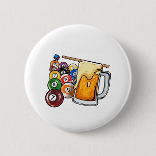 Badge Rond 5 Cm Le Bonheur Est Un Rack Parfait I Pool Billard Play