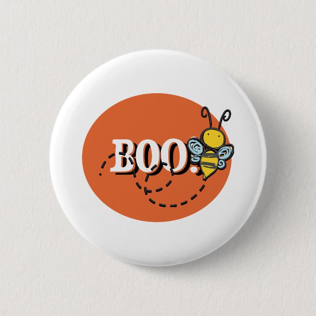 Badge Rond 5 Cm Le Boo Bee (Devant)