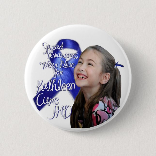 Badge Rond 5 Cm le bouton de Kathleen (Devant)