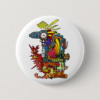 Badge Rond 5 Cm le bouton de lancement