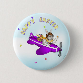 Badge Rond 5 Cm Le bouton exprès de Pâques