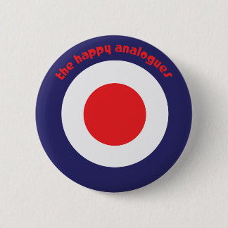 Badge Rond 5 Cm Le bouton heureux de boudine d'analogues