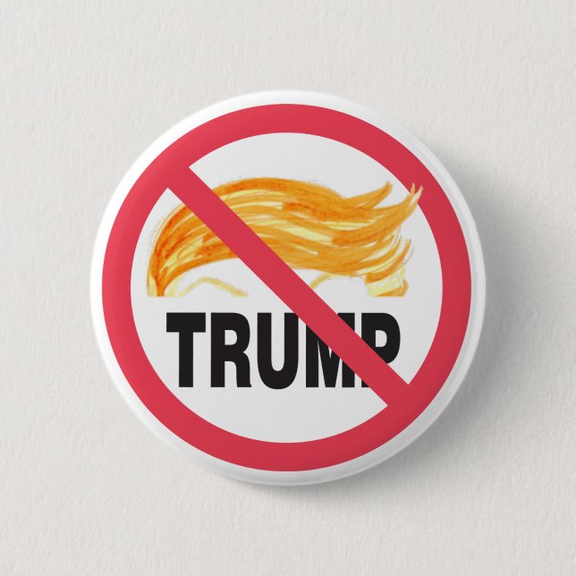Badge Rond 5 Cm Le bouton officiel NO TRUMP ZONE. (Devant)