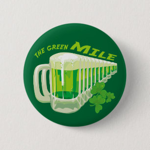 Badge Rond 5 Cm Le bouton vert de mille