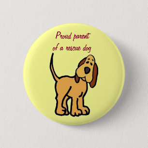 Badge Rond 5 Cm Le BZ parentof fier un bouton de chien de