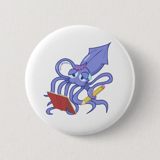 Badge Rond 5 Cm Le Calamar Dessinateur