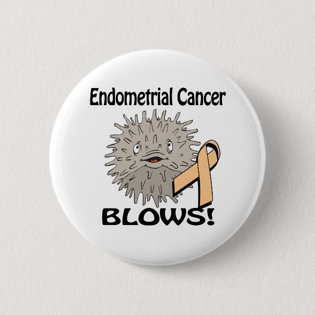 Badge Rond 5 Cm Le cancer de l'estomac souffle la conception de se (Devant)