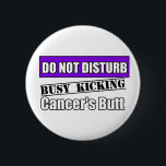 Badge Rond 5 Cm Le Cancer Pancréatique Ne Dérange Pas Le Bouton De<br><div class="desc">Un cadeau parfait pour les guerriers du cancer. Idéal pour des événements de sensibilisation,  des promenades,  des collectes de fonds,  etc.</div>