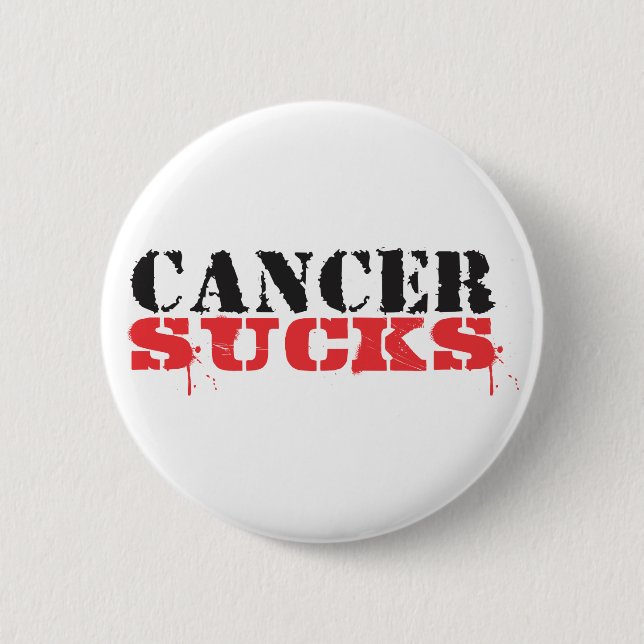 Badge Rond 5 Cm Le Cancer suce (Devant)