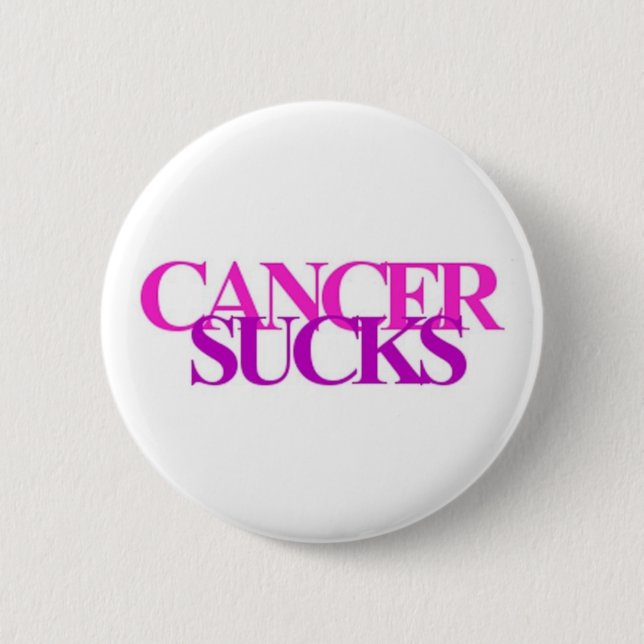 Badge Rond 5 Cm Le Cancer suce (Devant)