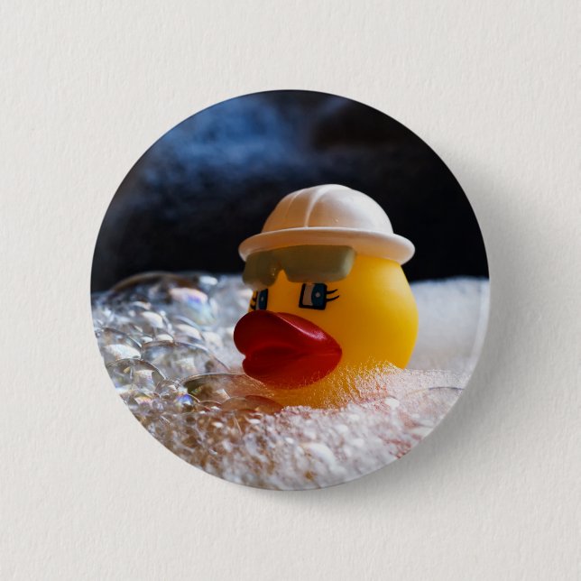 Badge Rond 5 Cm Le caoutchouc mignon (Devant)