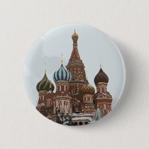 Badge Rond 5 Cm Le cathedral_eng de Basil de saint