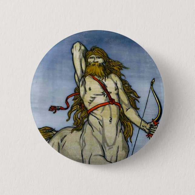 Badge Rond 5 Cm Le centaure (Devant)