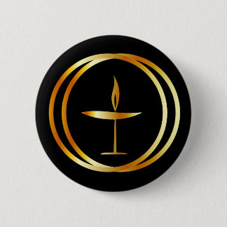 Badge Rond 5 Cm Le Chalice flamboyant