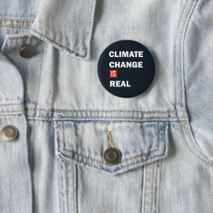 Badge Rond 5 Cm le changement climatique est réel