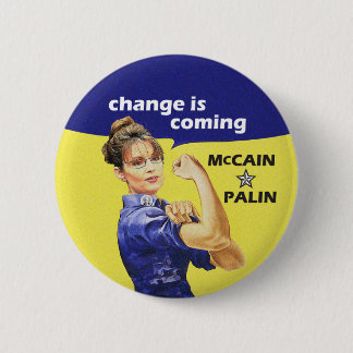 Badge Rond 5 Cm Le "changement est prochaine" élection de McCain