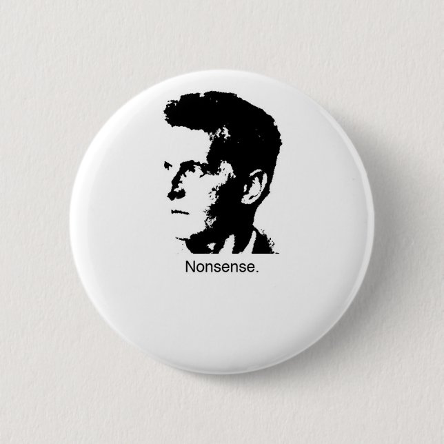 Badge Rond 5 Cm Le charme de Wittgenstein (Devant)
