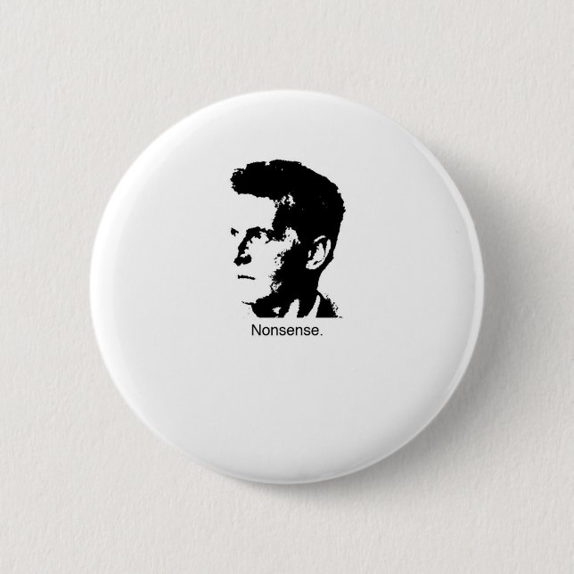 Badge Rond 5 Cm Le charme de Wittgenstein (Devant)