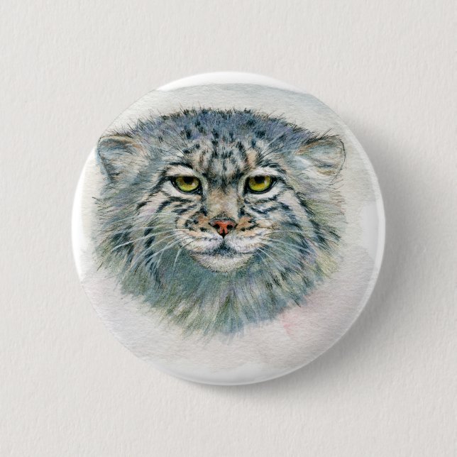 Badge Rond 5 Cm Le chat 862 de Pallas (Devant)