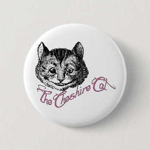Badge Rond 5 Cm Le chat de Cheshire