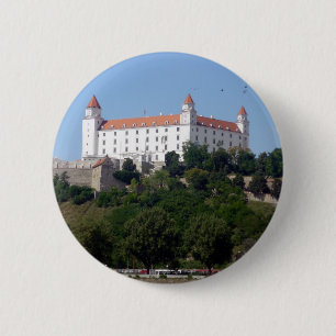 Badge Rond 5 Cm le château de bratislava
