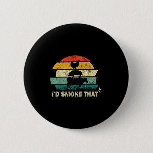 Badge Rond 5 Cm Le Chef Boucher Cook Bbq Id Fumer Que Vache Boeuf