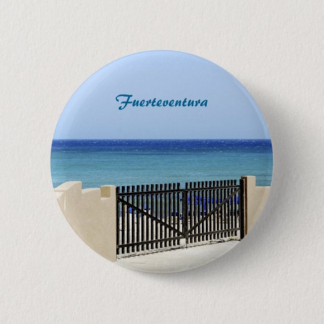 Badge Rond 5 Cm Le chemin vers la mer (Devant)