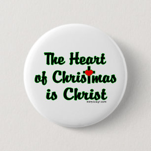 Badge Rond 5 Cm Le Christ dans Noël