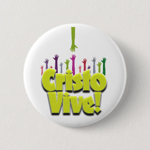 Badge Rond 5 Cm Le Christ Vit (2)
