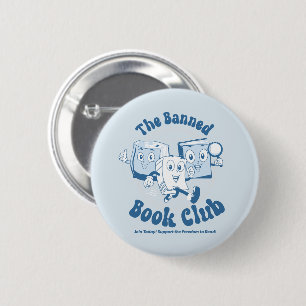 Badge Rond 5 Cm Le club du livre interdit