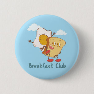 Badge Rond 5 Cm Le Club Petit-Déjeuner - Gastronomie