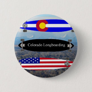 Badge Rond 5 Cm Le Colorado Longboarding