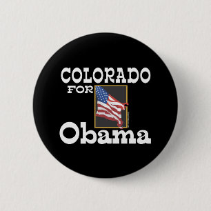 Badge Rond 5 Cm Le Colorado pour le bouton d'Obama