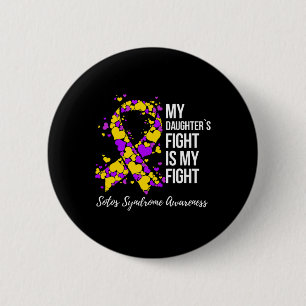 Badge Rond 5 Cm Le combat de ma fille est mon combat Syndrome de S