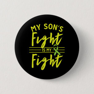 Badge Rond 5 Cm Le combat de mon fils est ma lutte Conscience des 
