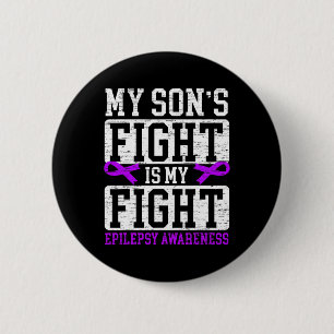 Badge Rond 5 Cm Le combat de mon fils est mon combat Soutien à la 