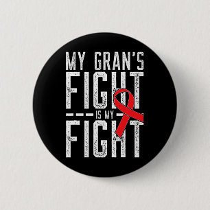 Badge Rond 5 Cm Le combat de mon grand-père est ma lutte contre le