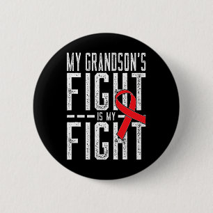 Badge Rond 5 Cm Le combat de mon petit-fils est ma lutte contre le