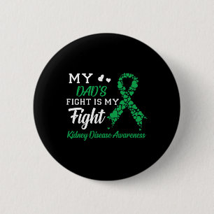 Badge Rond 5 Cm Le combat de papa est ma lutte Conscience de la ma