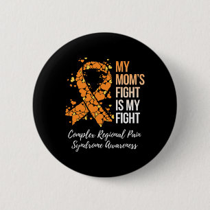 Badge Rond 5 Cm Le complexe de combat de ma mère Le syndrome de do