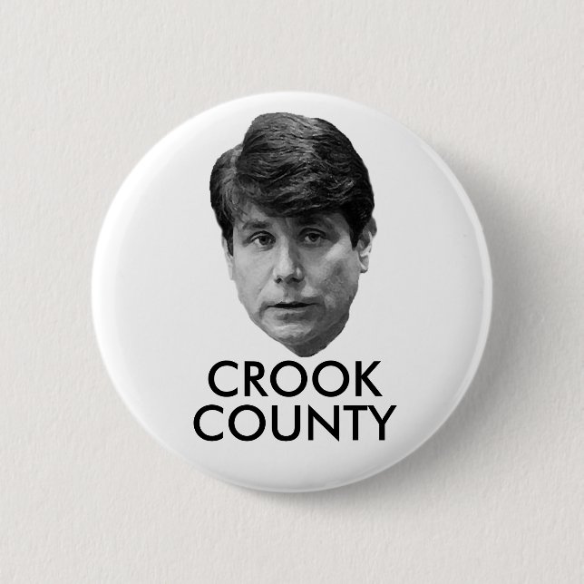 BADGE ROND 5 CM LE COMTÉ DE CROOK (Devant)